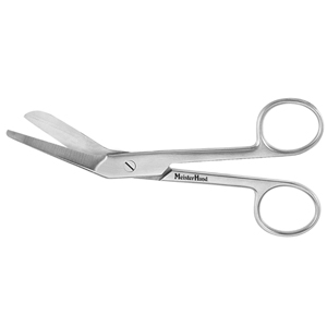 MH30-2190, MH30-2195 BRAUN Episiotomy SCS, angled on side, guarded lower blade [에피토미 가위]