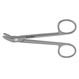 MH9-124 Wire Cutting SCS, 4-3/4&quot;(12.1cm), angled to side, one serrated blade [와이어 컷팅가위]