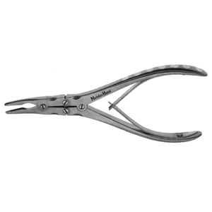 MH19-844 BEYER Rongeur, 7&quot;(17.8cm), double action, slightly cvd jaws 3.5mm wide